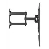 Manhattan Wall Mount für TV & Monitore (Full Motion), Für Bildschirme 32 Zoll bis 65 Zoll, VESA-Kompatibilität: alle zwischen 100x100 mm und 600x400 mm - überprüfen Sie die Abmessungen der vier Befestigungslöcher auf der Rückseite des Bildschirms, um sicherzustellen, dass sie passen, Max. 35 kg, Schwarz, Halterung, Lebenslange Garantie