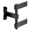 Manhattan Wall Mount für TV & Monitore (Full Motion), Für Bildschirme 32 Zoll bis 65 Zoll, VESA-Kompatibilität: alle zwischen 100x100 mm und 600x400 mm - überprüfen Sie die Abmessungen der vier Befestigungslöcher auf der Rückseite des Bildschirms, um sicherzustellen, dass sie passen, Max. 35 kg, Schwarz, Halterung, Lebenslange Garantie