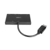 Lindy 4 Port Display Port 1.2 MST Hub, DisplayPort, DisplayPort, 1920 x 1080 (HD 1080), 3840 x 2160, Schwarz, Acrylnitril-Butadien-Styrol (ABS), CE, UKCA, FCC, RoHS & REACH
