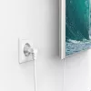 Hama 00221102 Netzkabel Weiß 5 m Netzstecker Typ C C7-Kupplung
