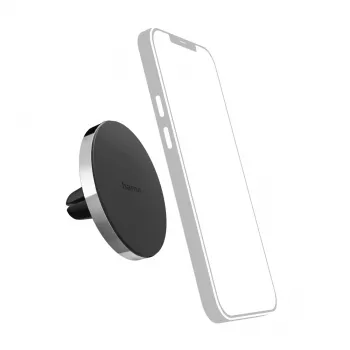 Hama 00210105 Halterung Passive Halterung Mobiltelefon/Smartphone Schwarz, Silber