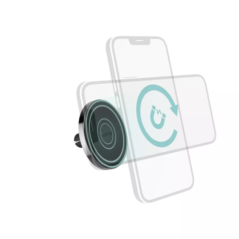 Hama 00210105 Halterung Passive Halterung Mobiltelefon/Smartphone Schwarz, Silber