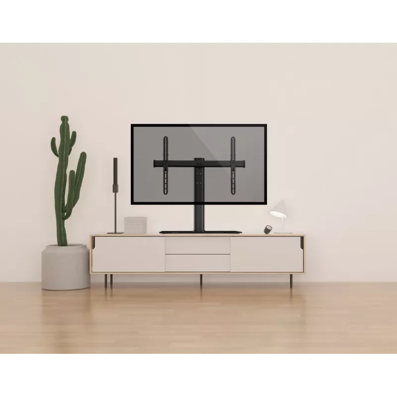 Equip 32″-55″ TV-Tischständer, 81,3 cm (32″), 139,7 cm (55″), 40 kg, 600 x 400 mm, Glas, Metall, Schwarz