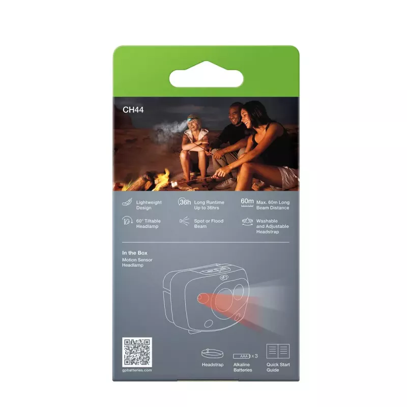 Stirnlampe GP Lighting Discovery Teal LED 300 lm IPX4