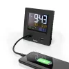 Hama Dual-USB Digitaler Wecker Schwarz