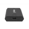 Manhattan M.2 NVMe SSD-Gehäuse, USB-C-Buchse, 10 Gbit/s (USB 3.2 Gen2 alias USB 3.1), UASP-kompatibel, SuperSpeed+ USB, Aluminium, Schwarz, drei Jahre Garantie