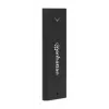 Manhattan M.2 NVMe SSD-Gehäuse, USB-C-Buchse, 10 Gbit/s (USB 3.2 Gen2 alias USB 3.1), UASP-kompatibel, SuperSpeed+ USB, Aluminium, Schwarz, drei Jahre Garantie