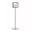 Infoständer Durable INFO STAND BASIC A4 Metall Kunststoff Grau