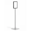 Infoständer Durable INFO STAND BASIC A4 Metall Kunststoff Grau