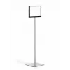 Infoständer Durable INFO STAND BASIC A4 Metall Kunststoff Grau