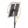 Informationsständer Durable 479823 A4 Aluminium Kunststoff Stahl 1205 mm