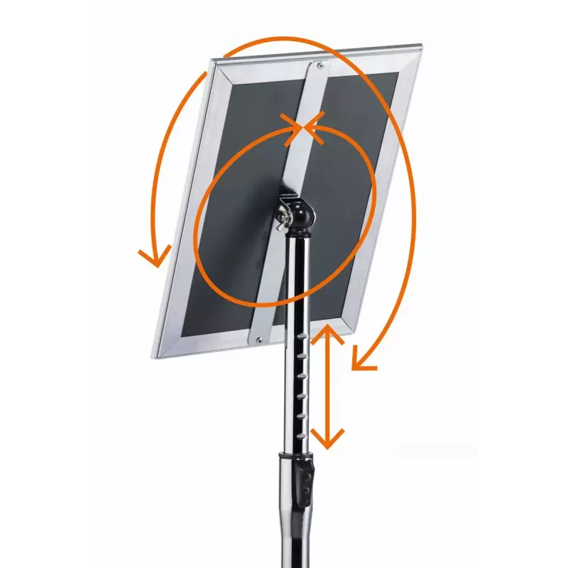 Informationsständer Durable 479823 A4 Aluminium Kunststoff Stahl 1205 mm
