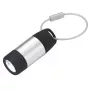 TROIKA ECO CHARGE Schlüsselanhänger-Taschenlampe Schwarz Grau LED USB