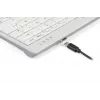 BakkerElkhuizen UltraBoard 950 V2 Wireless UK Qwerty, Tenkeyless (80 - 87%), Kabelgebunden & Kabellos, USB + Bluetooth, Scherenschalter, QWERTY, Dunkelgrau, Hellgrau