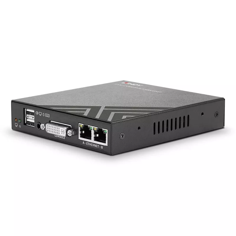 Lindy KVM over IP Access DVI-I, USB und PS/2, Kabelgebunden, 1920 x 1200 Pixel, Metall, CE, UKCA, FCC, CP65, DVI-I, 5 V