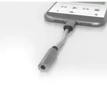 Mobiles Kabel Terratec 284535 Silber USB-C 3,5mm