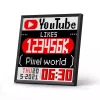 Digitaler Bilderrahmen Divoom Pixoo64 Schwarz Wi-Fi 64x64 RGB LED