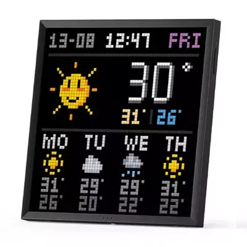 Digitaler Bilderrahmen Divoom Pixoo64 Schwarz Wi-Fi 64x64 RGB LED