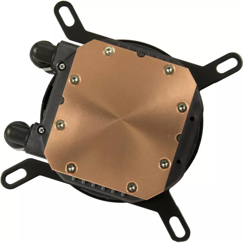 All-in-One-Flüssigkeits-CPU-Kühler INTER-TECH Argus Iceman B-240 – 12-cm-Lüfter, Hydrauliklager, Schwarz