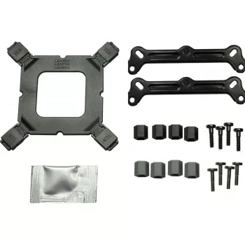 Luftkühler INTER-TECH 4P90 Pro Bulk, 92-mm-Lüfter, Hydrauliklager, 12 V, unterstützt AM5/AM4/AMD und mehrere Intel-Sockel, schwarz