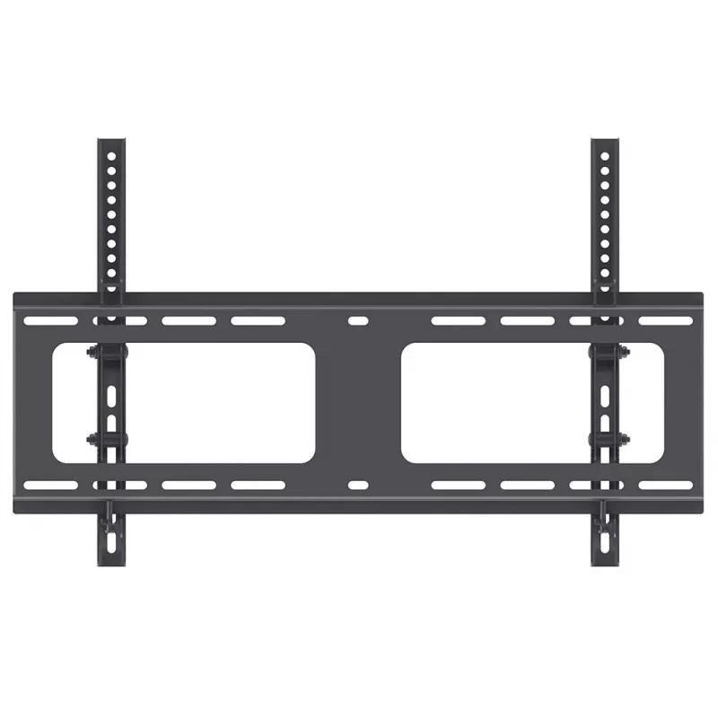 Manhattan Wandhalterung für TV & Monitore (neigbar), Für Bildschirme 37 inch bis 65 inch, VESA-Kompatibilität: alle zwischen 200x200mm und 600x400mm – überprüfen Sie die Abmessungen der vier Befestigungslöcher auf der Rückseite des Bildschirms, um sicherzustellen, dass sie passt, Max. 80kg, Schwarz, Halterung