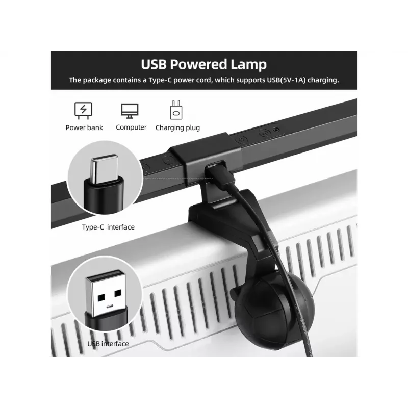 Equip Monitor USB LED-Lampe mit Touch-Steuerung