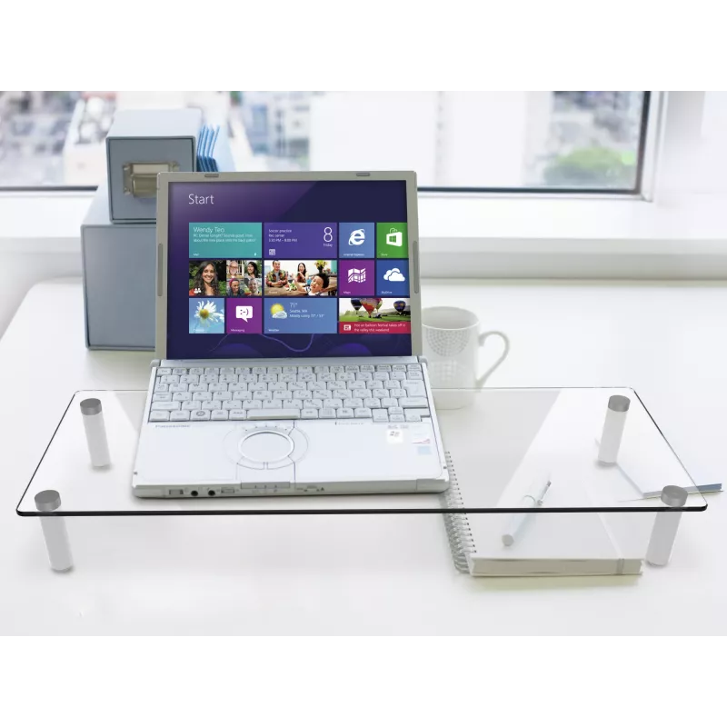 Glas-Desktop-Monitorständer Equip 650882