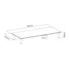 Glas-Desktop-Monitorständer Equip 650882