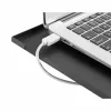 Manhattan Stativ-Bodenständer für TV/Monitor/Projektor/Laptop, Für Bildschirme: 13 Zoll bis 32 Zoll, VESA-Kompatibilität: 75x75 und 100x100 mm – prüfen Sie die Abmessungen der vier Befestigungslöcher auf der Rückseite des Bildschirms, um sicherzustellen, dass sie passen, Max. 15 kg, Höhenverstellbar, Schwarz, Halterung