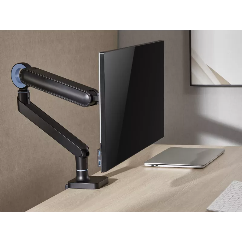 Equip Premium Monitor-Tischhalterung 17 Zoll–35 Zoll, Schwarz