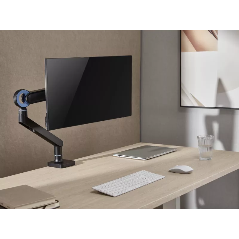Equip Premium Monitor-Tischhalterung 17 Zoll–35 Zoll, Schwarz