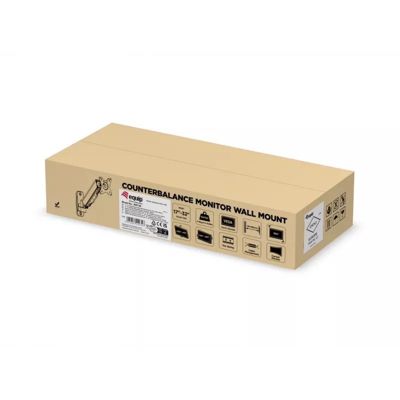 Equip 17 Zoll-32 Zoll Einzelmonitor-Wandhalterung, Armlänge: 334 mm