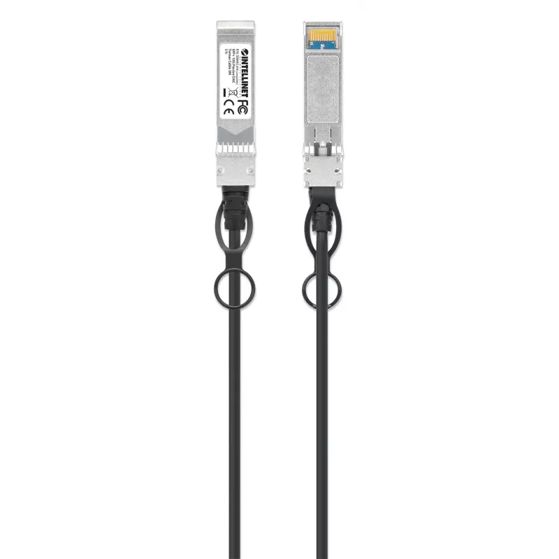 Intellinet 3m 10G SFP+ Passives Direktanschluss-Kupfer-Twinax-Kabel 30AWG kompatibel mit HP J9283B / JD097C