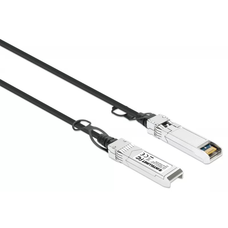 Intellinet 0,5 m passives 10G SFP+ Direct Attach Copper Twinax-Kabel 30AWG, kompatibel mit HP 487649-B21