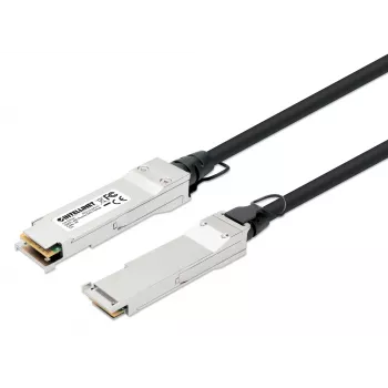 Intellinet 1m 40G QSFP+ Passives Direct-Attach-Kupfer-Twinax-Kabel 30AWG MSA QSFP-H40G-CU1M kompatibel