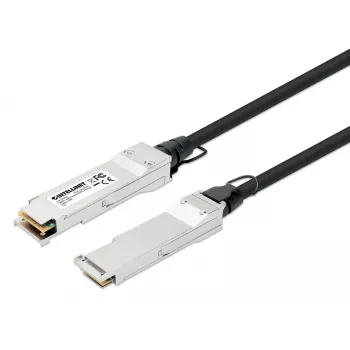 Intellinet 0,5 m 40G QSFP+ Passives Direct Attach Copper Twinax-Kabel 30AWG MSA QSFP-H40G-CU50CM kompatibel