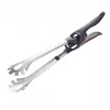 Küchenzange TROIKA BBQ01/ST 450 mm Silikon Edelstahl Schwarz
