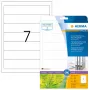 Selbstklebendes Druckeretikett HERMA 10745 Weiß 19,2x3,8 cm 140 Etiketten