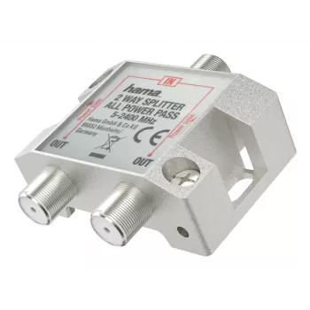 Hama 00205231 Kabel-Splitter/Kombinierer Silber