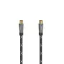 Hama 00205071 Koaxialkabel 3 m Schwarz, Grau