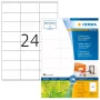 Selbstklebende Druckeretiketten HERMA 10728 Weiß 7 cm x 3,6 cm