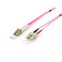Equip LC/SC LWL-Patchkabel, OM4, 10m, 10 m, 2x LC, 2x SC
