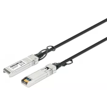 Intellinet 0,5 m 10G SFP+ passives Direct-Attach-Kupfer-Twinax-Kabel 30AWG MSA SFP-H10GB-CU50CM kompatibel