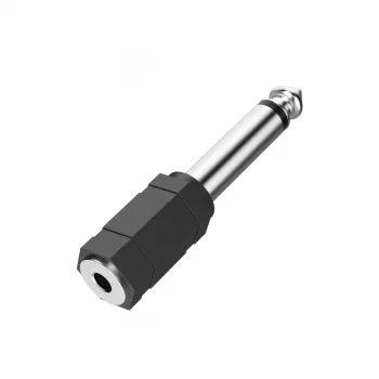 Hama Kabeladapter 3,5 mm auf 6,3 mm Schwarz Silber 00205195