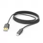 Hama 00201582 Lightning-Kabel 3 m Schwarz