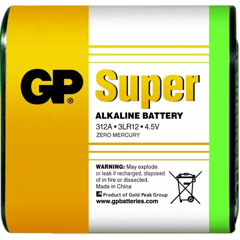 GP Batteries Super Alkaline 4.5V Einwegbatterie Alkaline Prismatisch