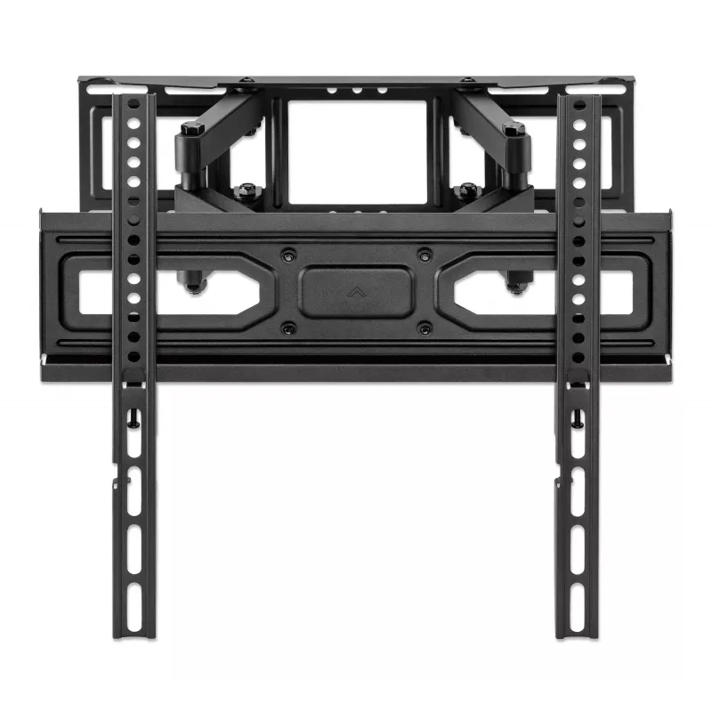 Manhattan Wandhalterung für TV & Monitore (Full Motion), Für Bildschirme 32 Zoll bis 55 Zoll, VESA-Kompatibilität: alle zwischen 100x100mm bis 400x400mm - überprüfen Sie die Abmessungen der vier Befestigungslöcher auf der Rückseite des Bildschirms, um sicherzustellen, dass sie passt, Max. 40 kg, Schwarz, Halterung, Lebenslange Garantie