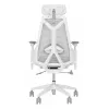 PC-Gaming-Stuhl Asus ROG Destrier Ergo Core White — Mesh-Sitzfläche, maximale Belastung 136 kg, Breite 720 mm, Tiefe 840 mm, Höhe 129–137,5 cm