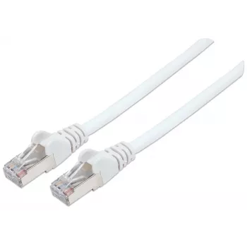 Intellinet Netzwerk-Patchkabel, Cat6, 20 m, Weiß, Kupfer, S/FTP, LSOH/LSZH, PVC, RJ45, vergoldete Kontakte, snagless, Knickschutztülle, lebenslange Garantie