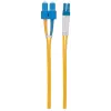 Intellinet Glasfaser-Patchkabel, OS2, LC/SC, 2 m, Gelb, Duplex, Singlemode, 9/125 µm, LSZH, Glasfaser, Lebenslange Garantie